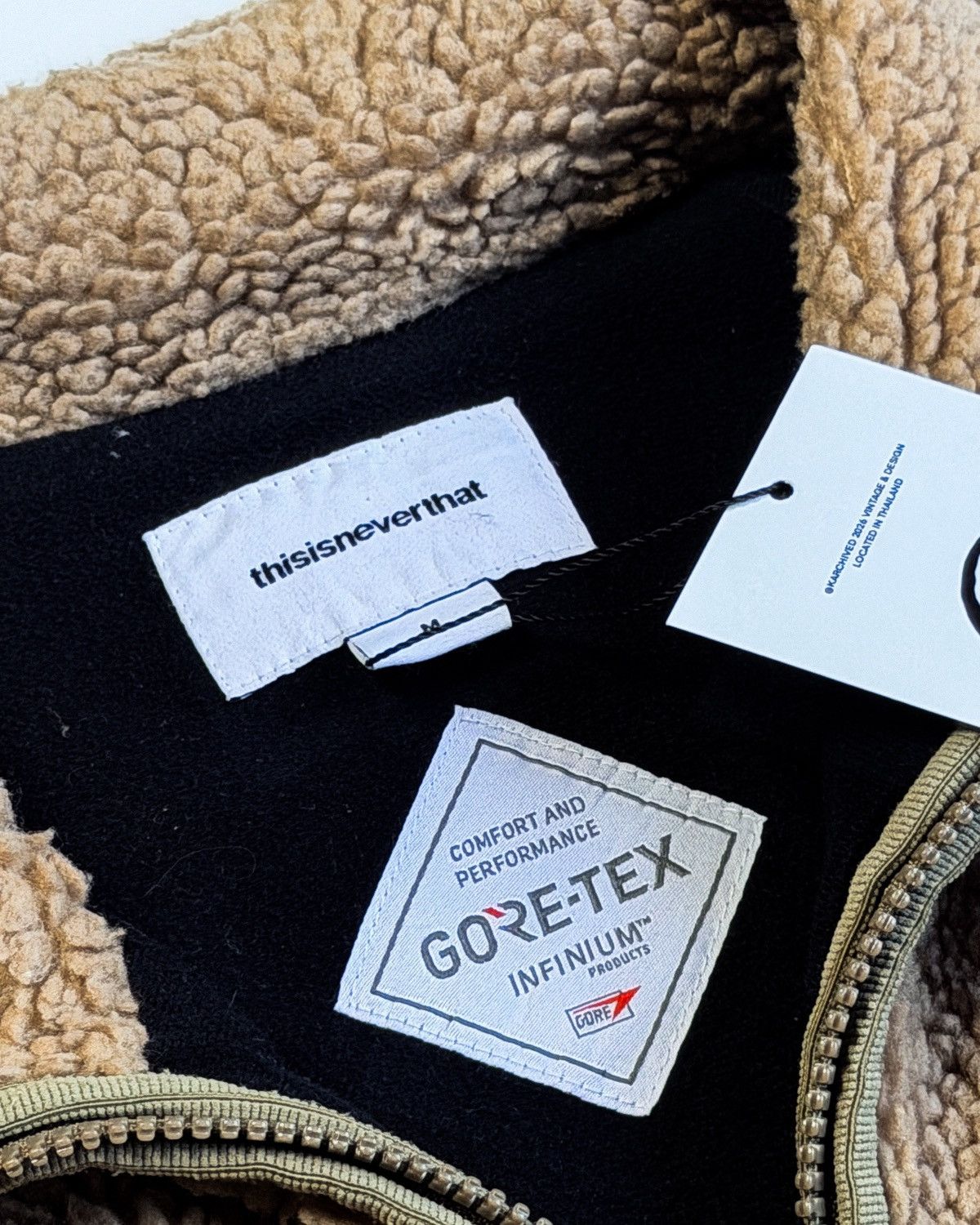 thisisneverthat Thisnaverthat Gore-Tex INFINIUM™ Sherpa Fleece Jacket Size US M / EU 48-50 / 2 - 5 Thumbnail