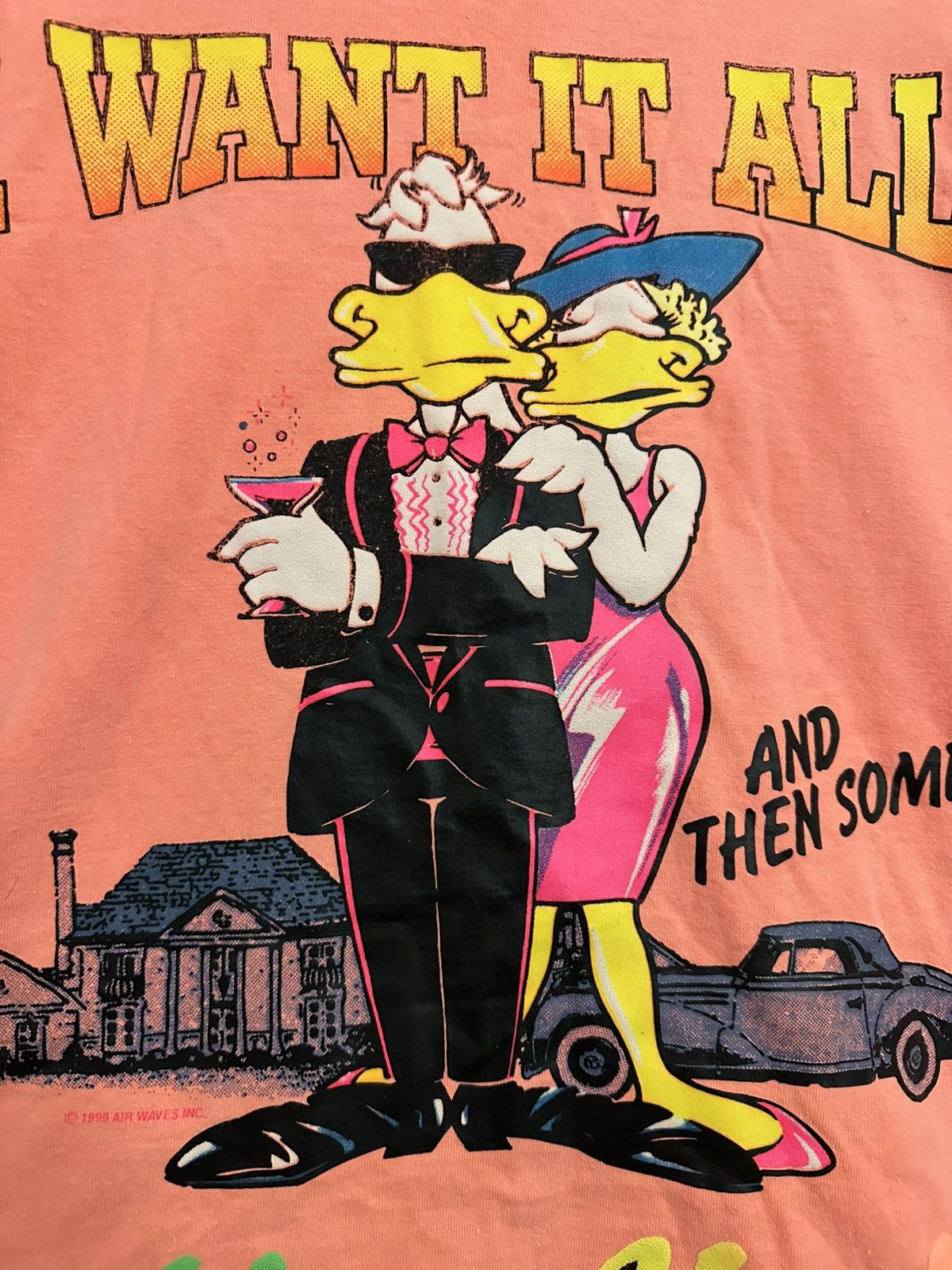 Disney Vintage 90s New York I Want It All Novelty Graphic Tee XXL Size US XXL / EU 58 / 5 - 7 Thumbnail