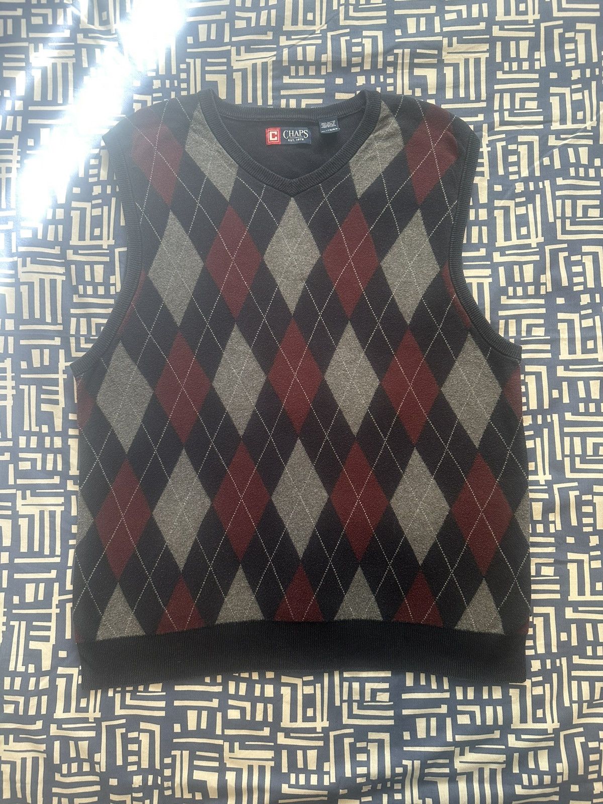 Chaps Ralph Lauren Ralph Lauren Chaps Men’s Navy Cable Knit Sweater Vest (new) Size US XL / EU 56 / 4 - 2 Thumbnail