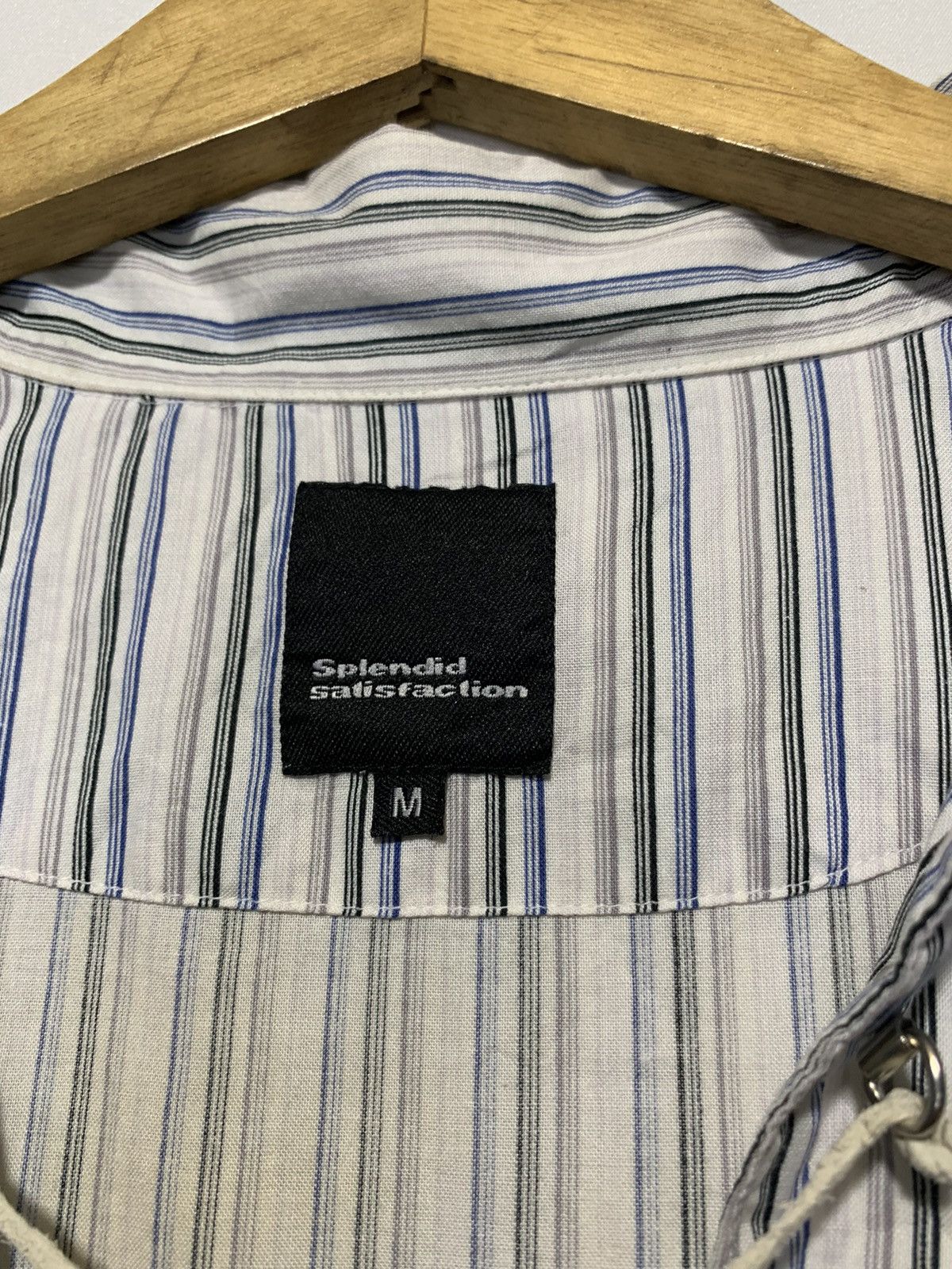 If Six Was Nine Y2k splendid laces up stripe poem shirt ifisxwasnine style Size US M / EU 48-50 / 2 - 11 Thumbnail