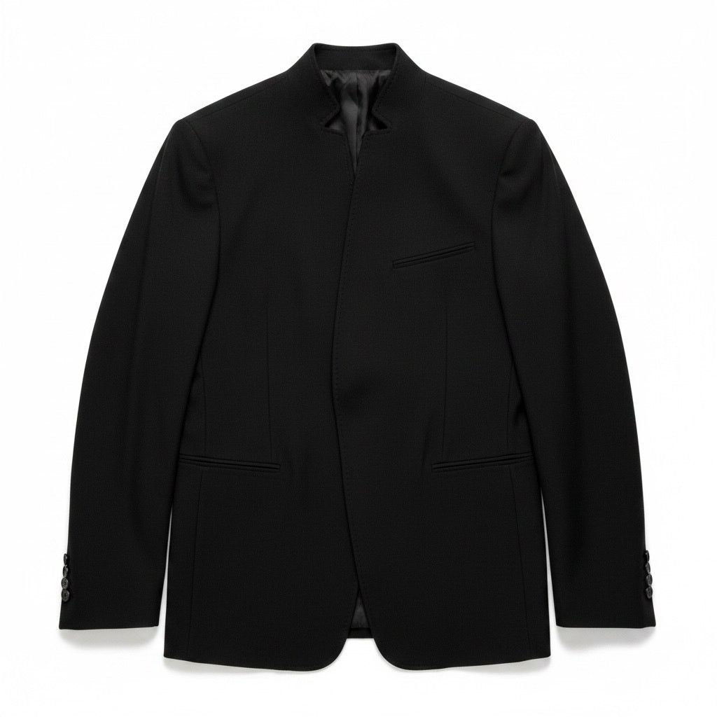 Zara Zara Man Stand Collar Men's US 36 Blazer Sport Coat Minimal Size 36R - 1 Thumbnail