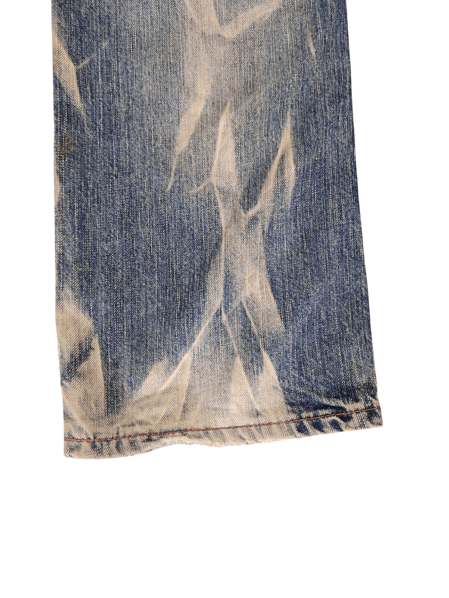 Number (N)ine × Undercover Vintage Edwin Japan Clawmark Distress Faded Denim Jeans Size US 29 - 5 Thumbnail