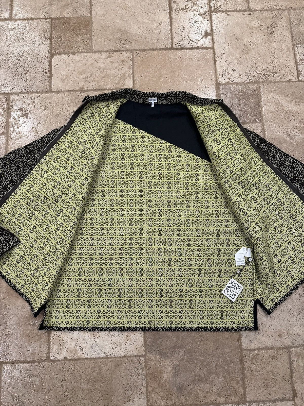 Loewe Loewe Monogram Anagram Jacquard Zip Up Jacket Size US XXL / EU 58 / 5 - 12 Thumbnail