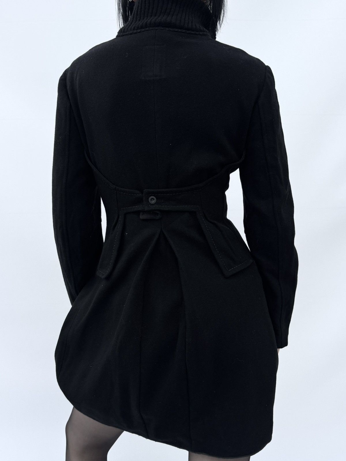 Marithe + Francois Girbaud Coat avantgarde asymetric baloon marithe dark academia goth Size S / US 4 / IT 40 - 8 Thumbnail