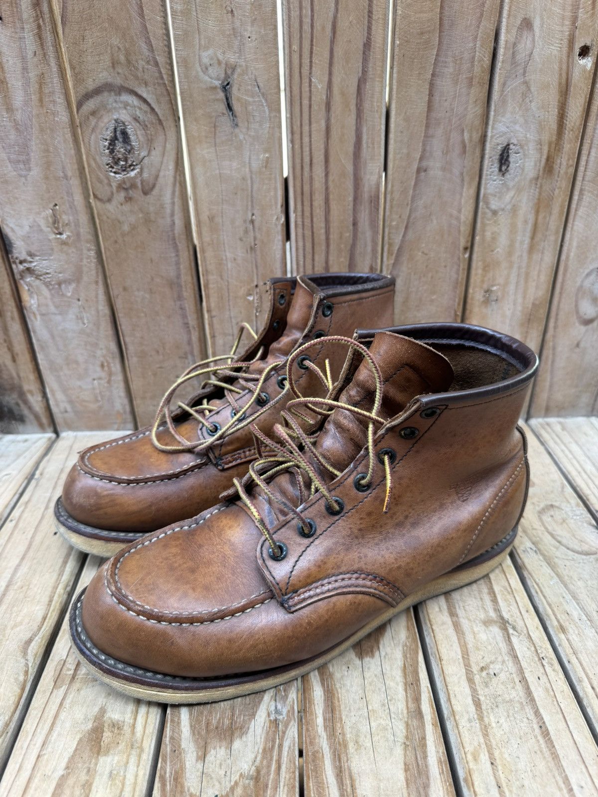 Red Wing Red wing 875 brown Moc Toe Leather boots sz UK 8 US 9 E Size US 9 / EU 42 - 24 Thumbnail