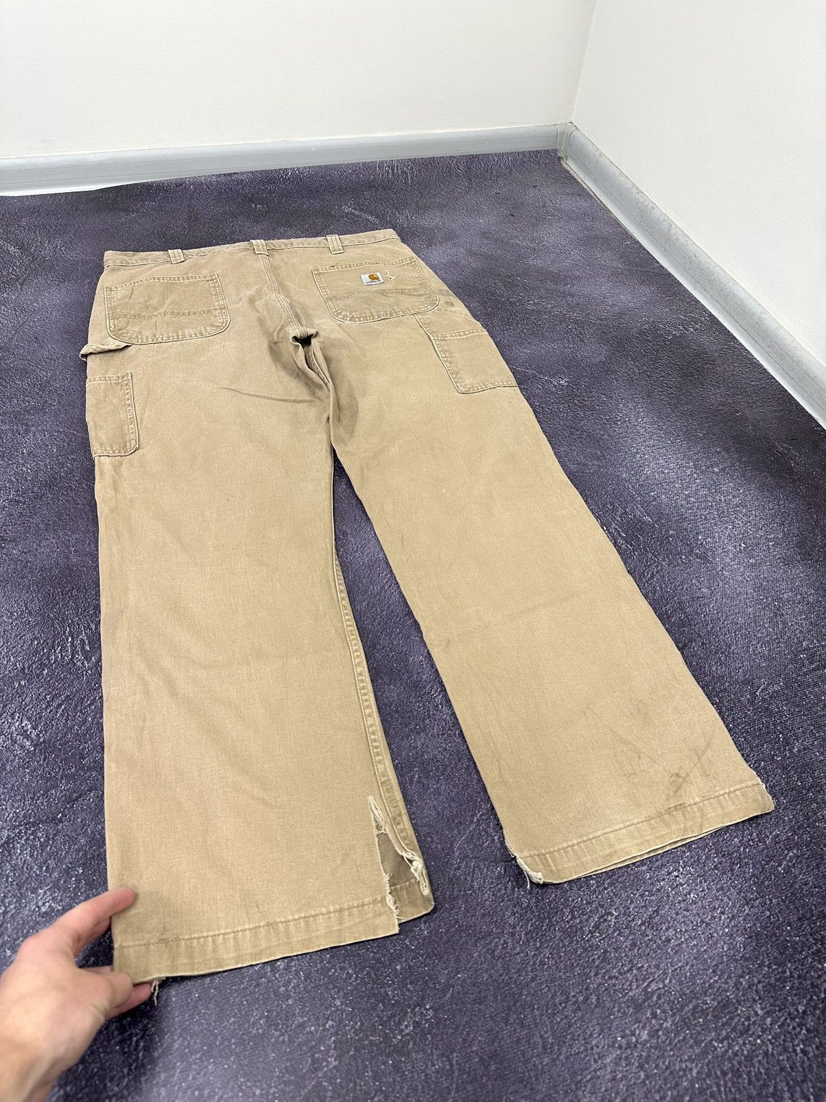 Carhartt Vintage Carhartt USA Cargo Carpenter Opium Baggy Work Pants Size US 38 / EU 54 - 3 Thumbnail