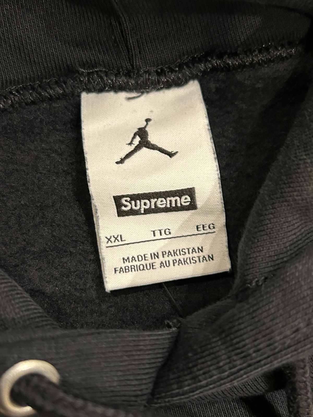 Jordan Brand × Supreme Jordan Brand X Supreme Hoodie Size US XXL / EU 58 / 5 - 3 Thumbnail