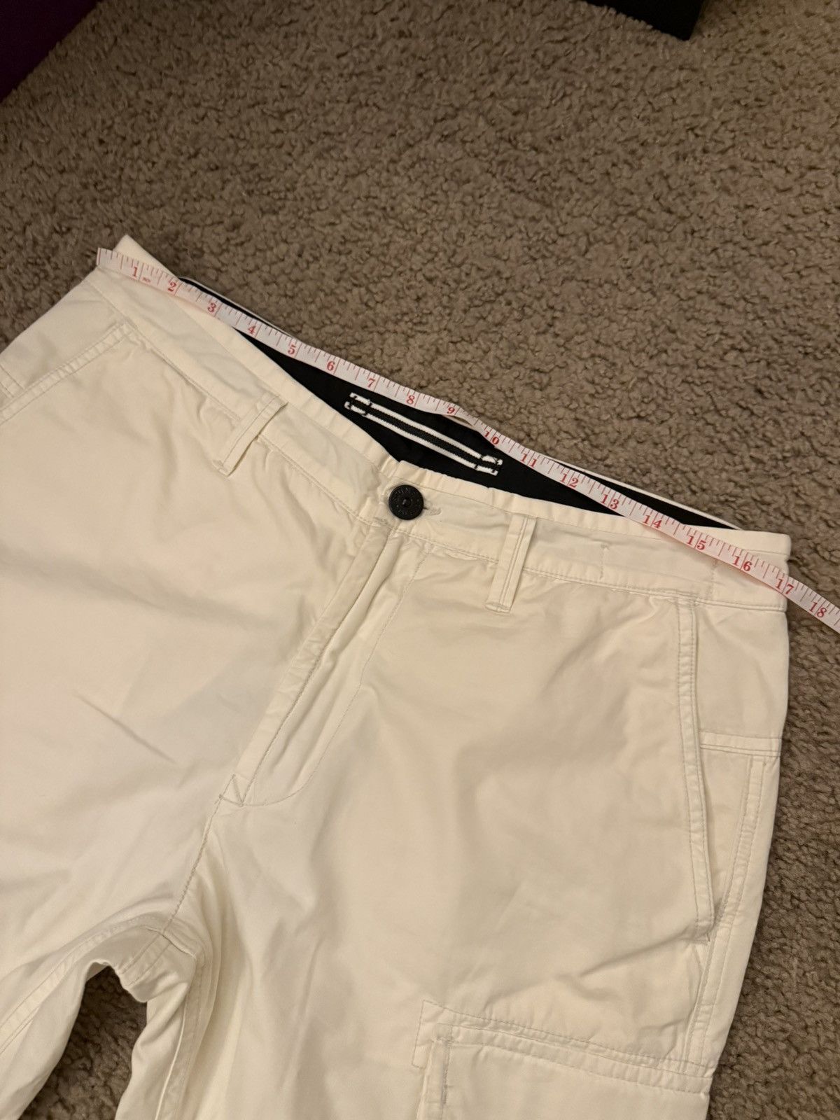 Stone Island Stone Island Re-T White Cargo Pants Size US 32 / EU 48 - 11 Thumbnail