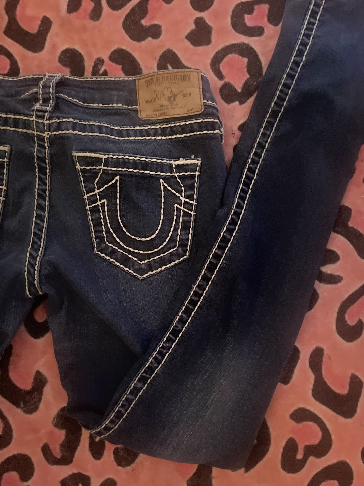 True Religion True Religion navy blue skinny jeans Size 27" / US 4 / IT 40 - 3 Thumbnail