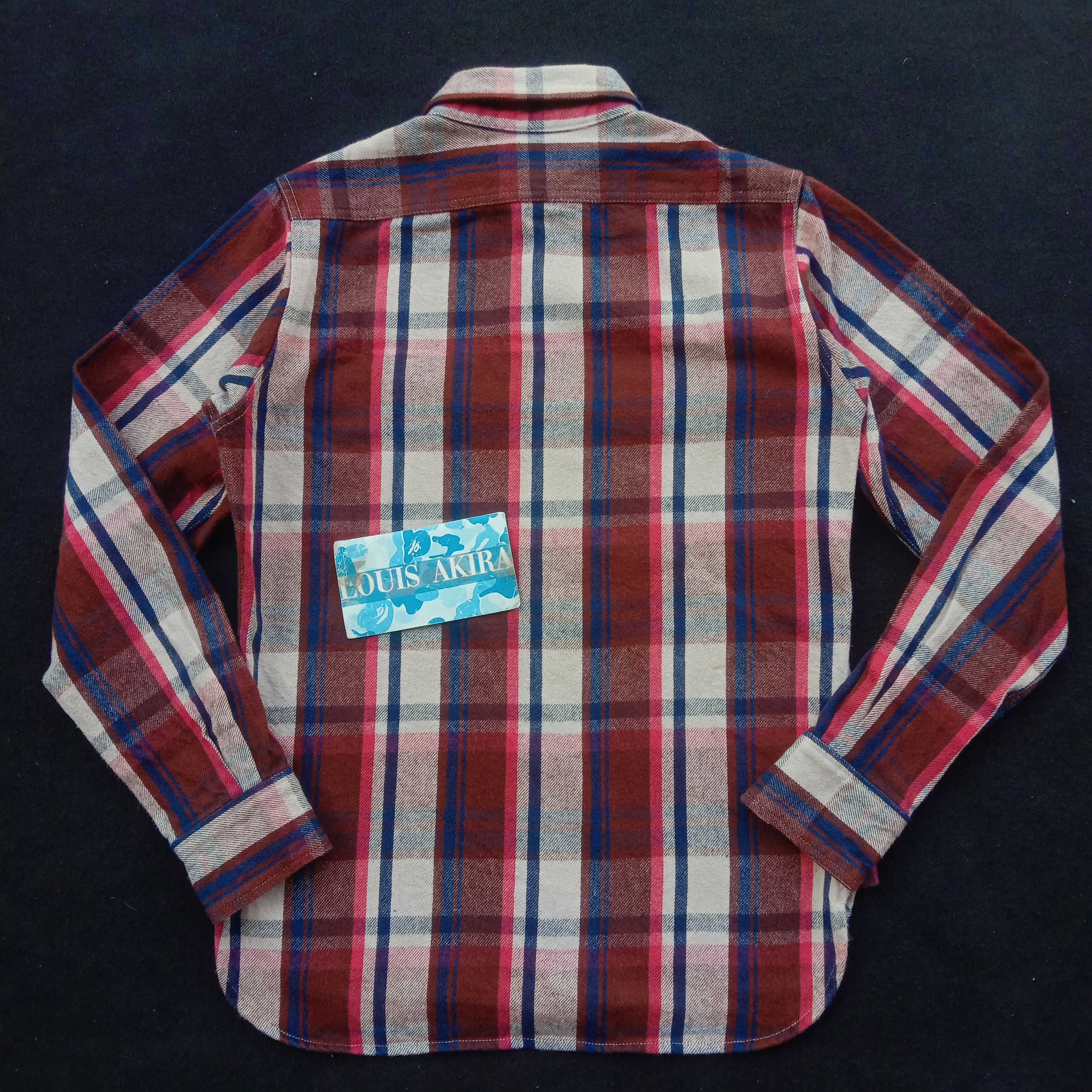 Bape 2013 Bape Check Fannel Shirt Button Up Size US S / EU 44-46 / 1 - 5 Thumbnail