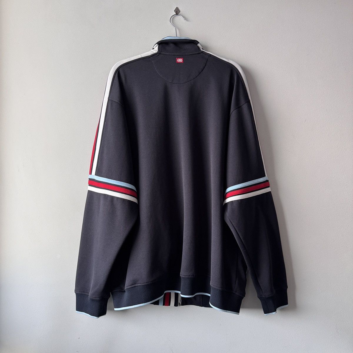 Ecko Unltd. Ecko Unltd. Track Jacket Size L Navy with Red Blue Stripes Size US L / EU 52-54 / 3 - 6 Thumbnail