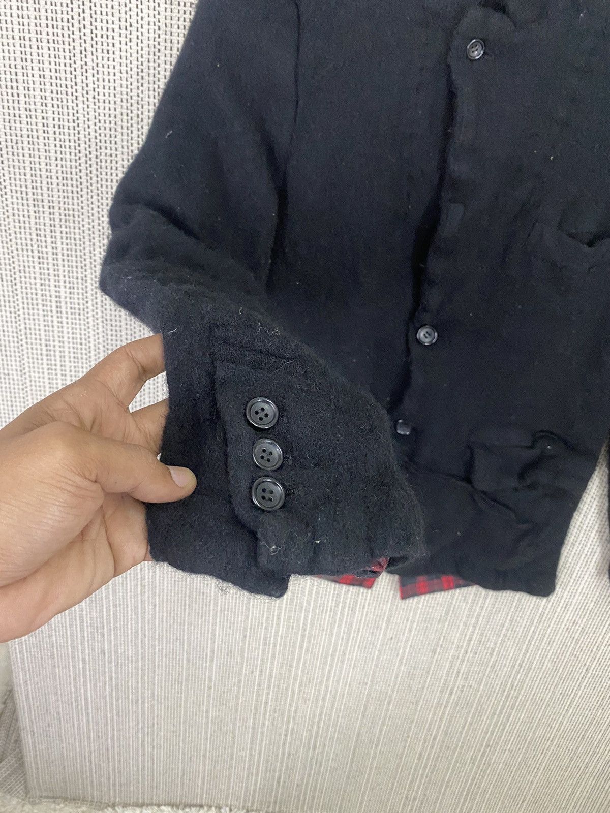 CDG by Comme des Garcons × Comme des Garcons × Comme des Garcons Black Comme des Garcons,Blazer Material: 90% wool 10% nylon, Japan Size US S / EU 44-46 / 1 - 6 Thumbnail