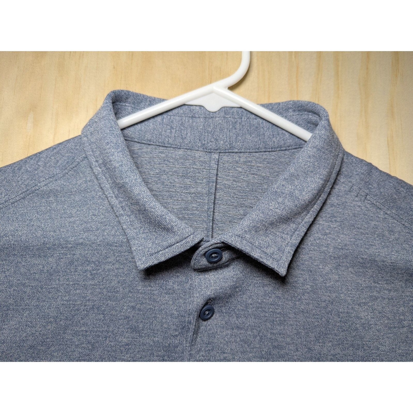 Lululemon Lululemon Men's Small Polo Shirt Heather Grey Stretch Size US S / EU 44-46 / 1 - 4 Thumbnail