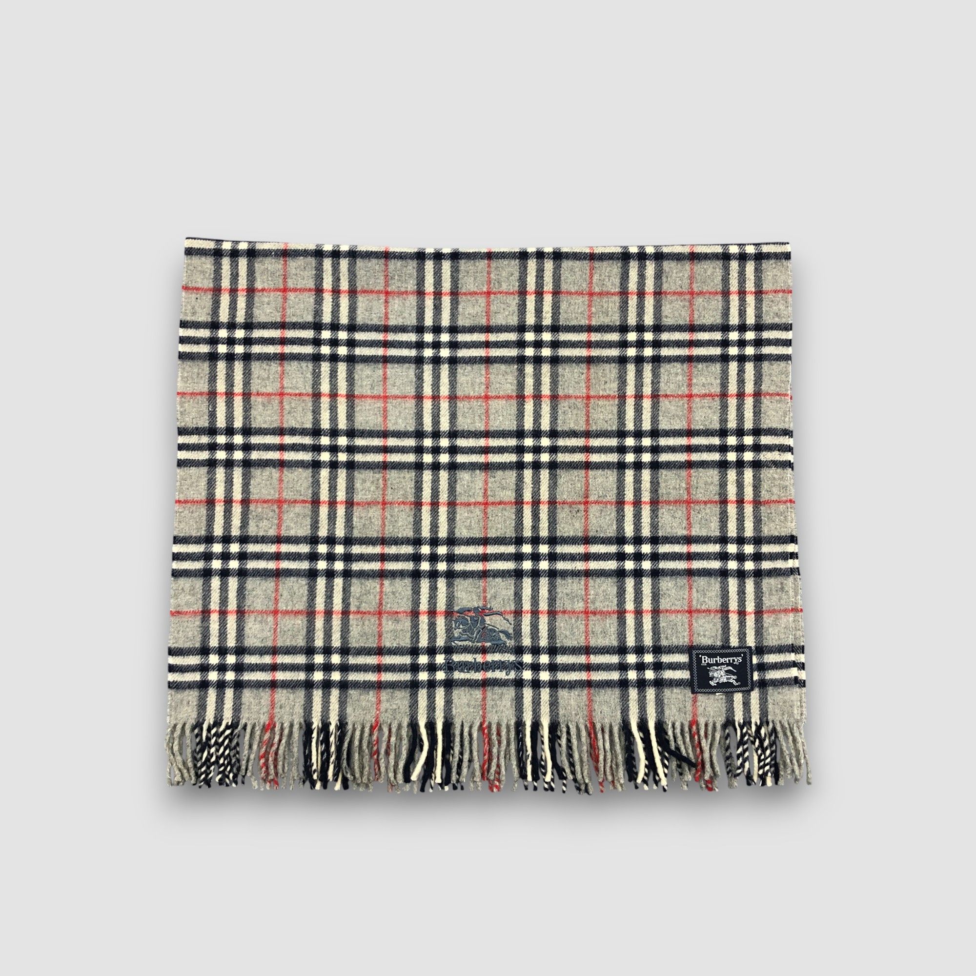Burberry Vintage Burberry Scarf Muffler Wool Cashmere Scarves. Size ONE SIZE - 3 Thumbnail