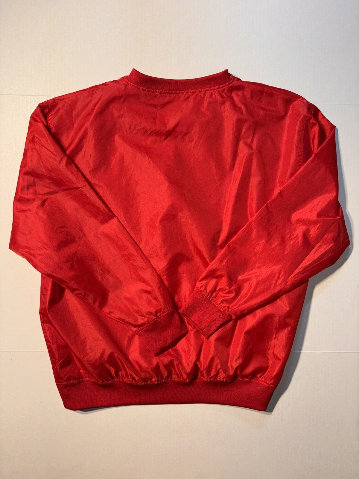 NCAA Vtg Wisconsin Badgers 90’s Red Pullover Windbreaker Sz Large Size US L / EU 52-54 / 3 - 8 Thumbnail