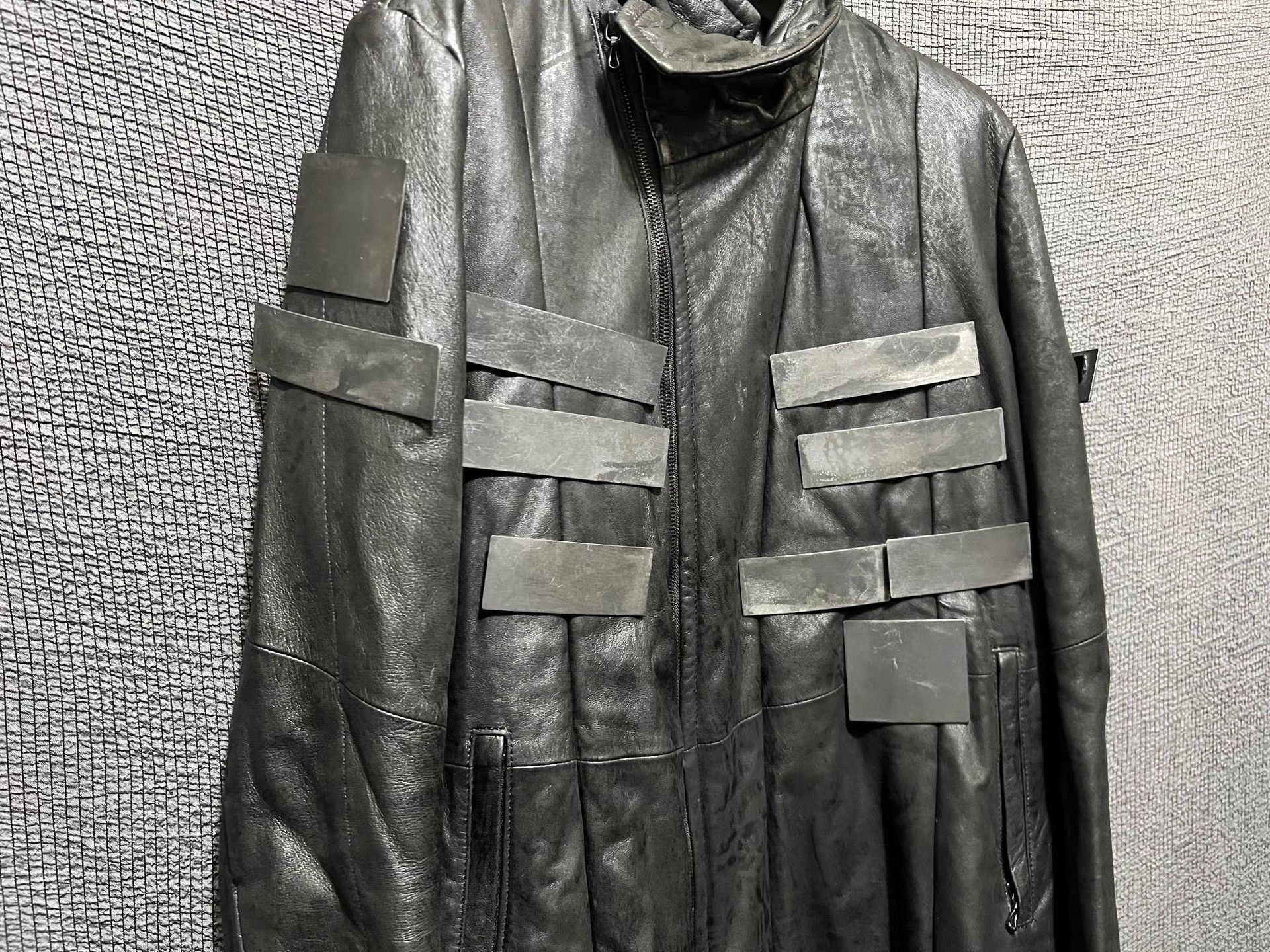 Julius Julius_7 x Claustrum numbered sample blade leather jacket. Size US M / EU 48-50 / 2 - 3 Thumbnail