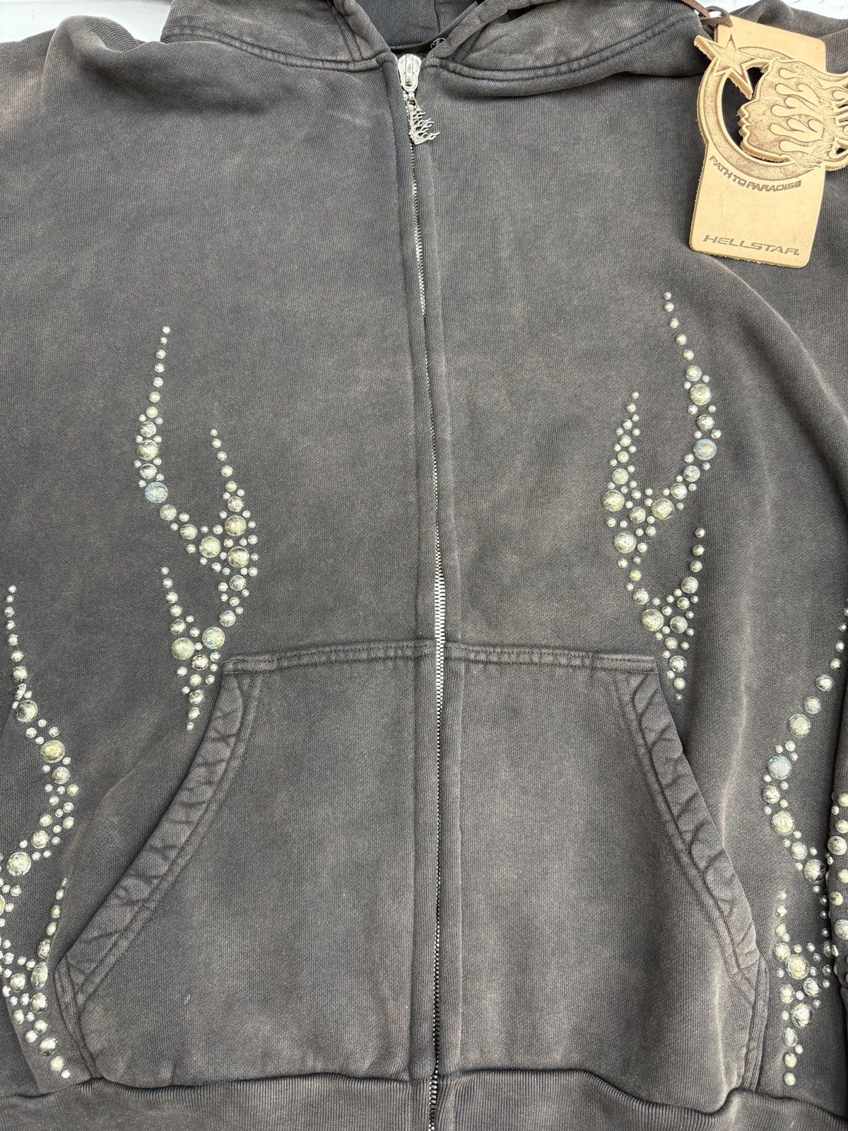 HELLSTAR Hellstar Studded Zip Up Hoodie Size US XXL / EU 58 / 5 - 2 Thumbnail