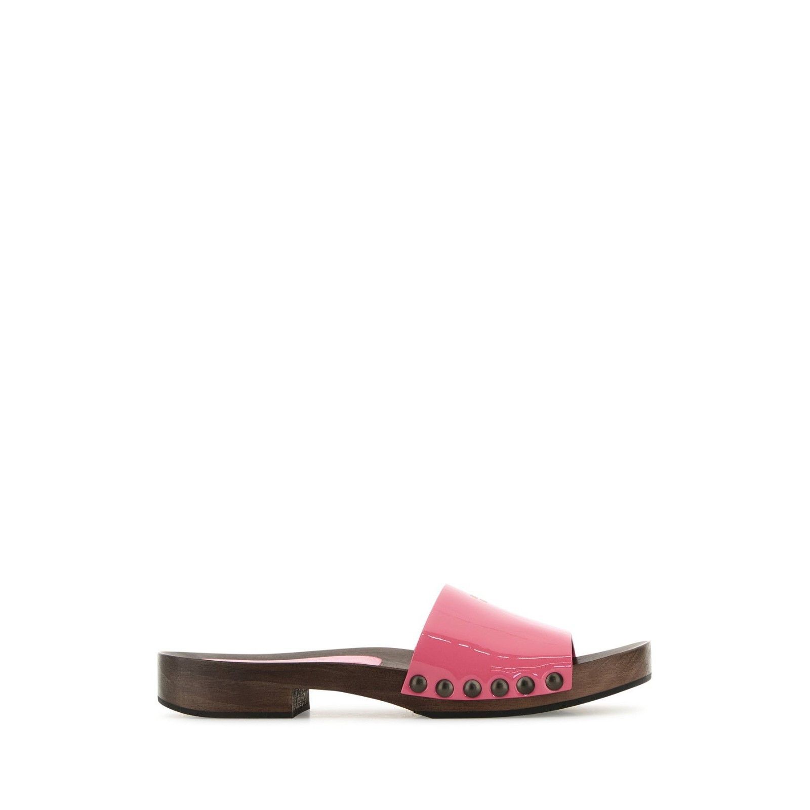 MIU MIU Fuschia Pink Patent Leather Clogs New & Authentic (W