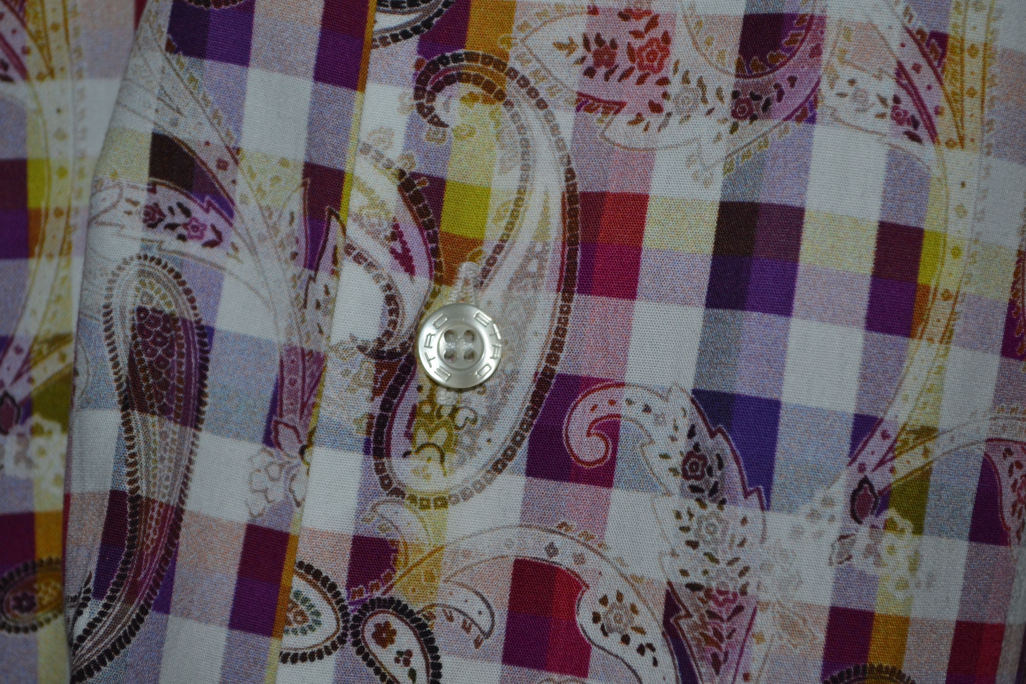 Etro Etro Gradient Psychedelic Paisley Shirt Cotton L Size US L / EU 52-54 / 3 - 13 Thumbnail