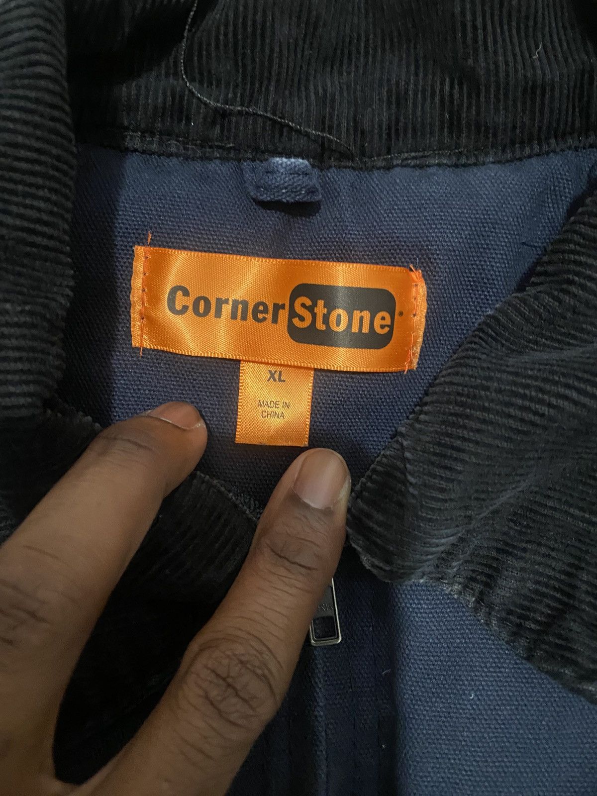Vintage Thrifted Detroit Jacket Navy Blue Size US XL / EU 56 / 4 - 5 Thumbnail