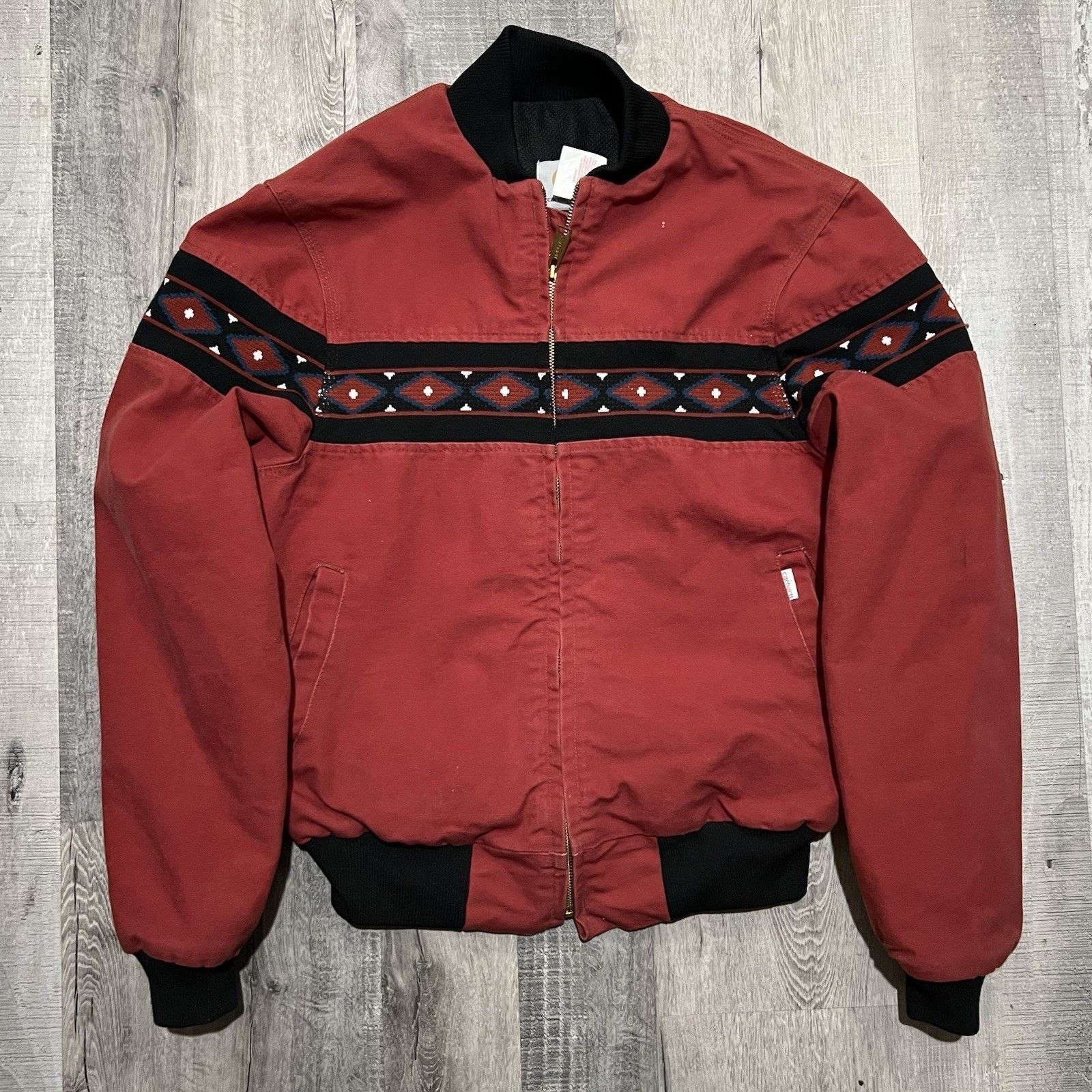 Carhartt J77 Santa Fe Jacket RED USA製 Carhartt × Vintage ❌SOLD❌Carhartt santa fe J77 RED southwest