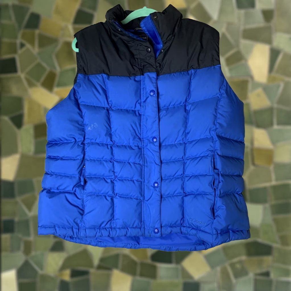 Vintage VINTAGE LL Bean Vest Womens 1X Blue Classic Pertex Puffer Downtek Quilted Outdoor Size XL / US 12-14 / IT 48-50 - 1 Thumbnail