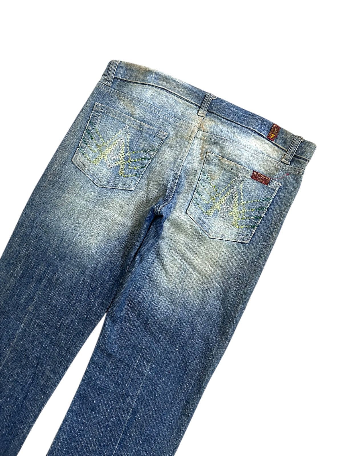 7 For All Mankind × Vintage Vintage 7 For All Mankind Denim Blue Wash Jeans Size US 29 - 6 Thumbnail