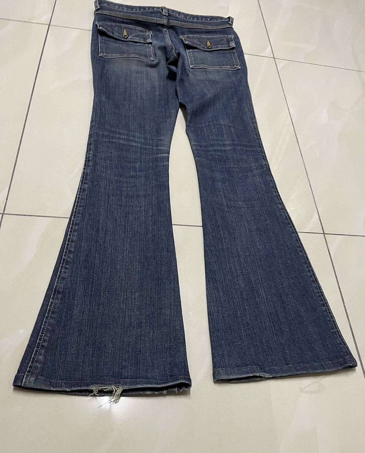 If Six Was Nine Flare Jeans distressed rusty ediconcious jeans bootcut F1 Size US 29 - 3 Thumbnail
