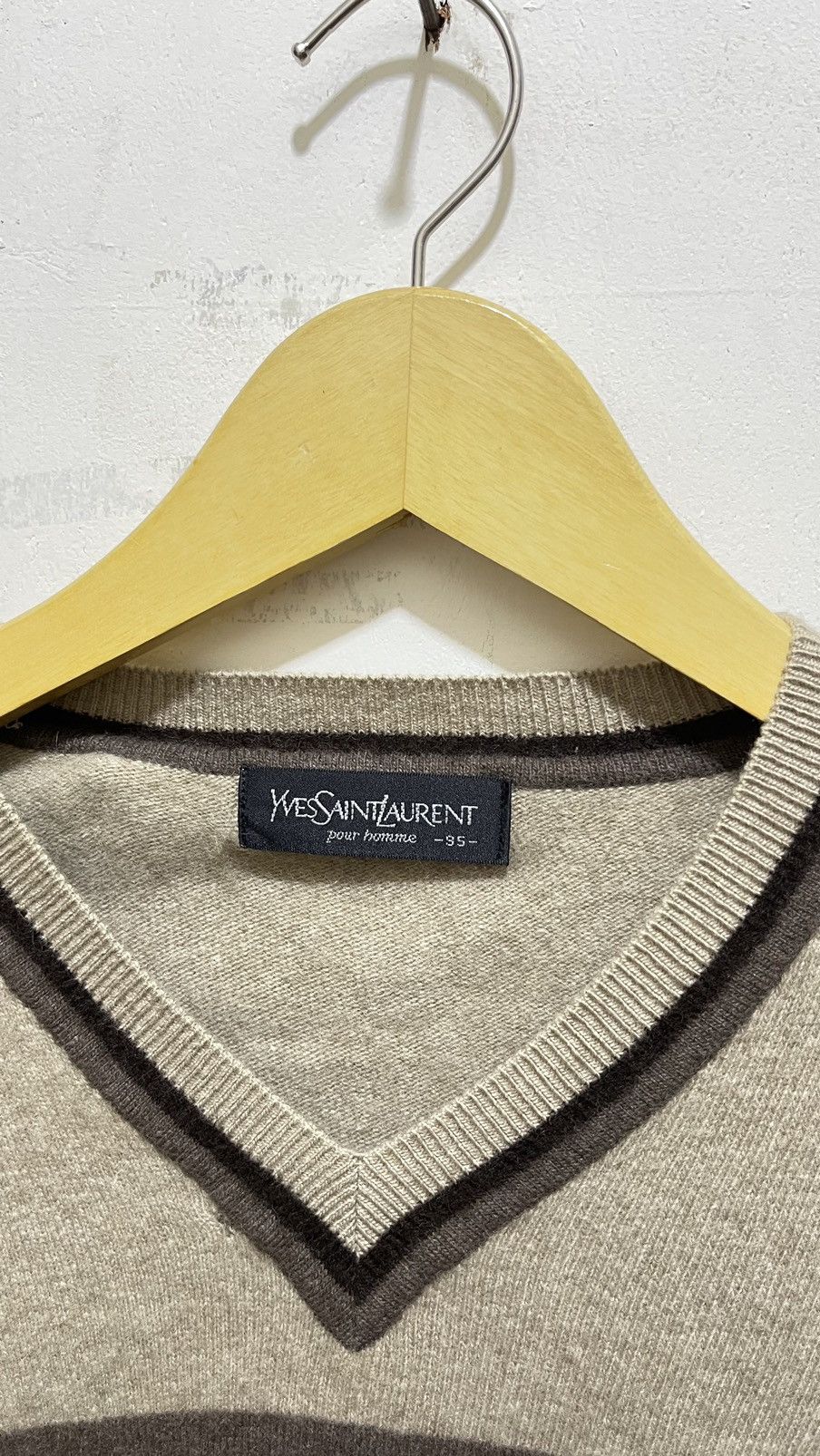 Designer × Vintage × Yves Saint Laurent vintage yvest saint laurent knit sweater Size US M / EU 48-50 / 2 - 6 Thumbnail