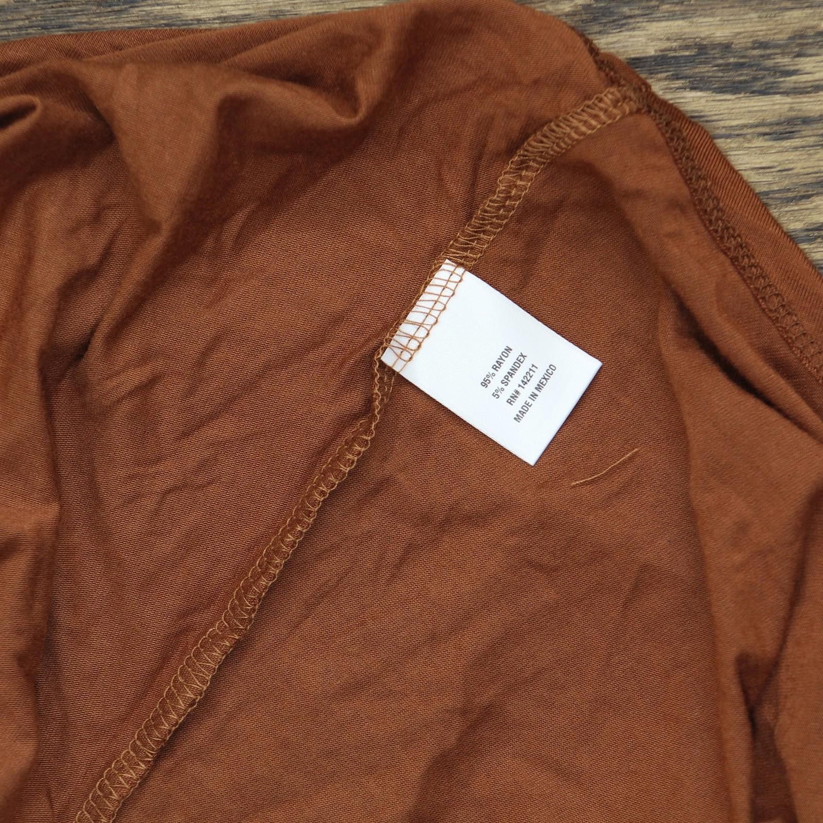 Other Nwt 24seven Comfort Apparel Knit V-neck Tank Top Brown L Size L / US 10 / IT 46 - 4 Thumbnail