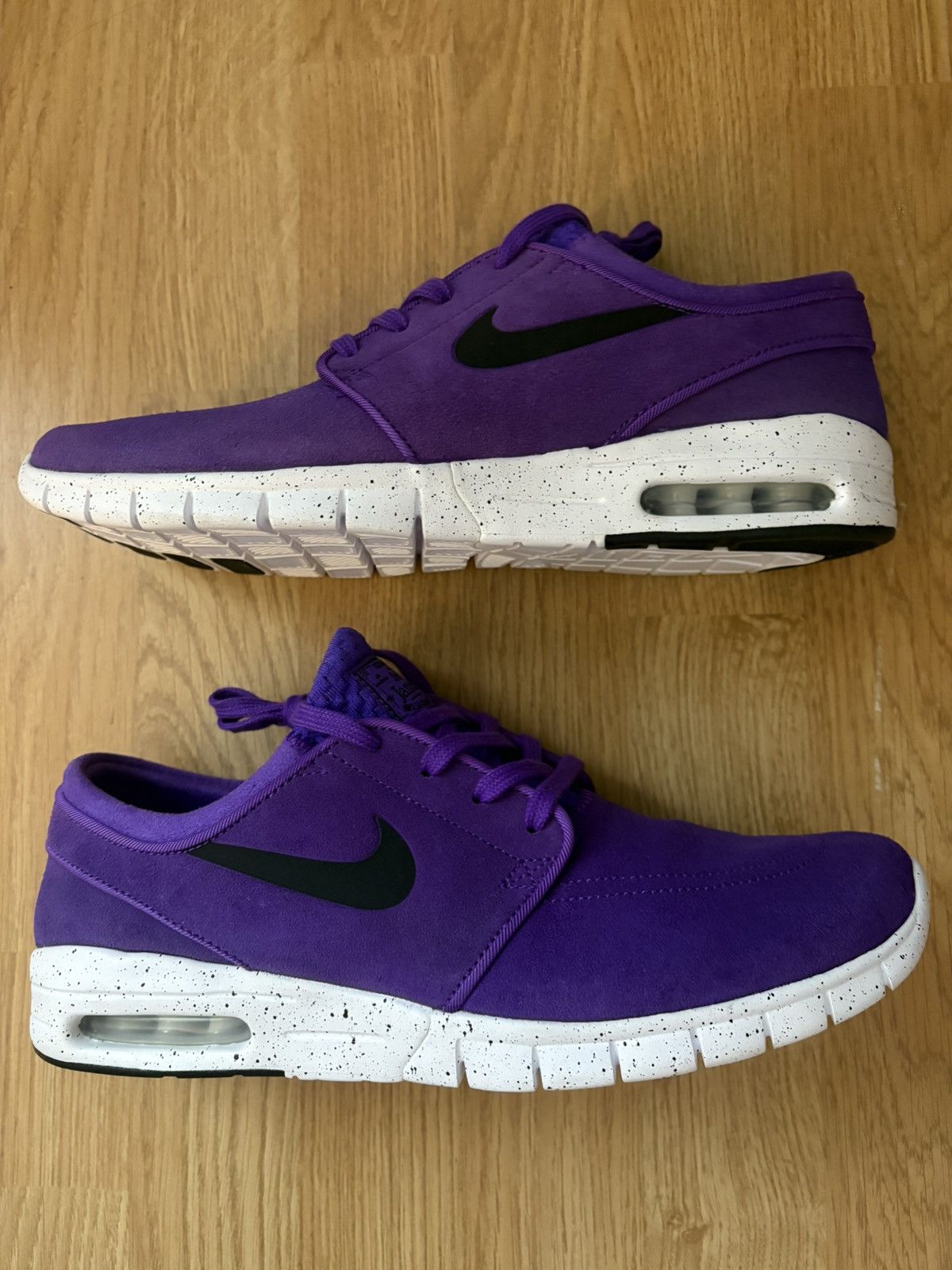 Nike Nike SB Stefan Janoski Max L Hyper Grape Black White Size US 9.5 / EU 42-43 - 2 Thumbnail