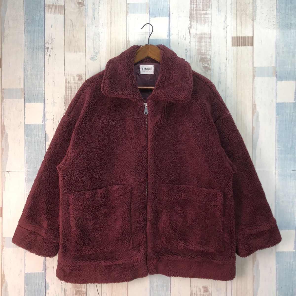 Japanese Brand × Vintage Vintage Deep Pile Fleece Double Jacket Size XXL / US 16-18 / IT 52-54 - 1 Thumbnail