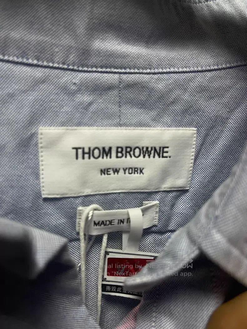 Thom Browne Thom Browne Blue Shirt Size US XXL / EU 58 / 5 - 2 Thumbnail