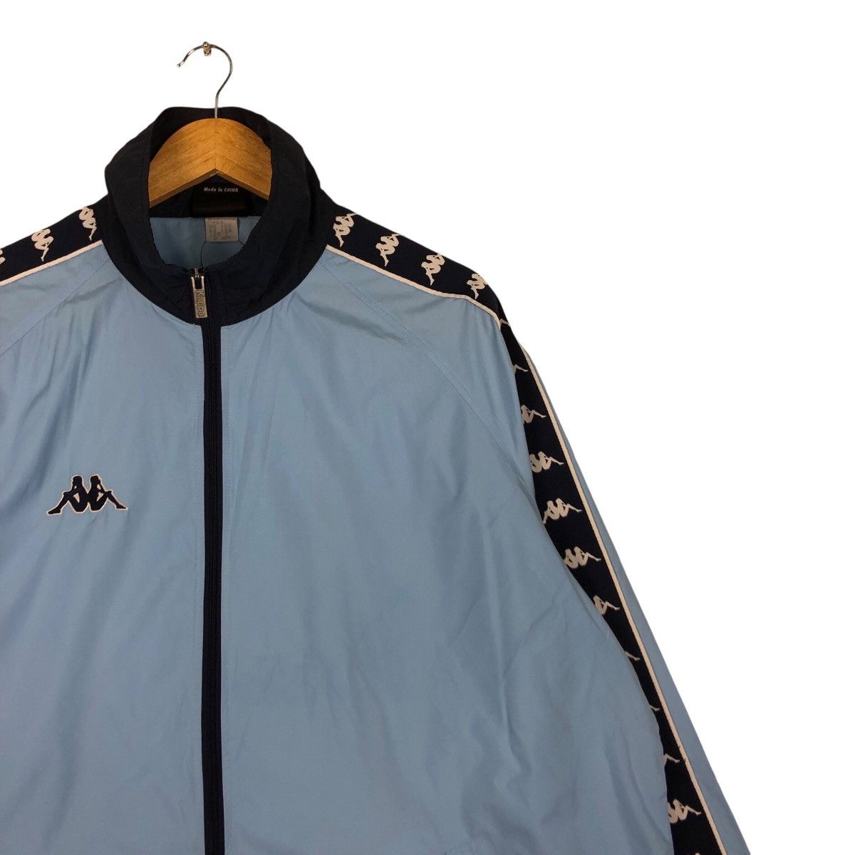 Kappa × Vintage Vintage Kappa Windbreaker Light Jacket Side Tape XL Size US XL / EU 56 / 4 - 5 Thumbnail