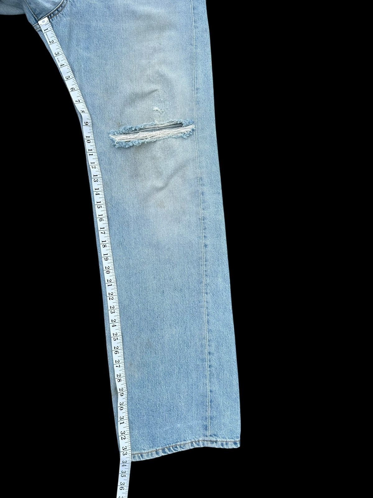 Kapital Vintage Edwin 505X Selvedge Distressed Baggy Denim Jeans Size US 32 / EU 48 - 23 Thumbnail