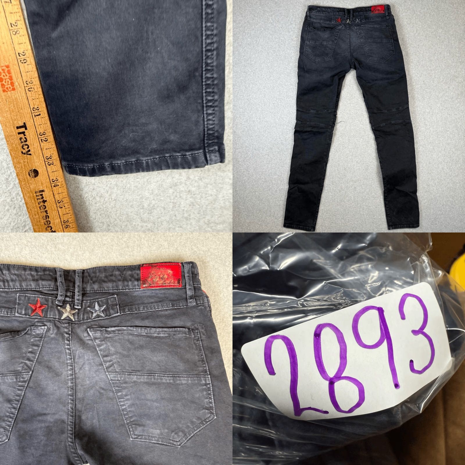 Vintage Robin's Jeans Distressed Skinny Ankle Jeans Black 33 Men's Size 33 Red Label Distressed Black Mens 33 Jeans Skinny-Ankle Size US 33 - 8 Thumbnail