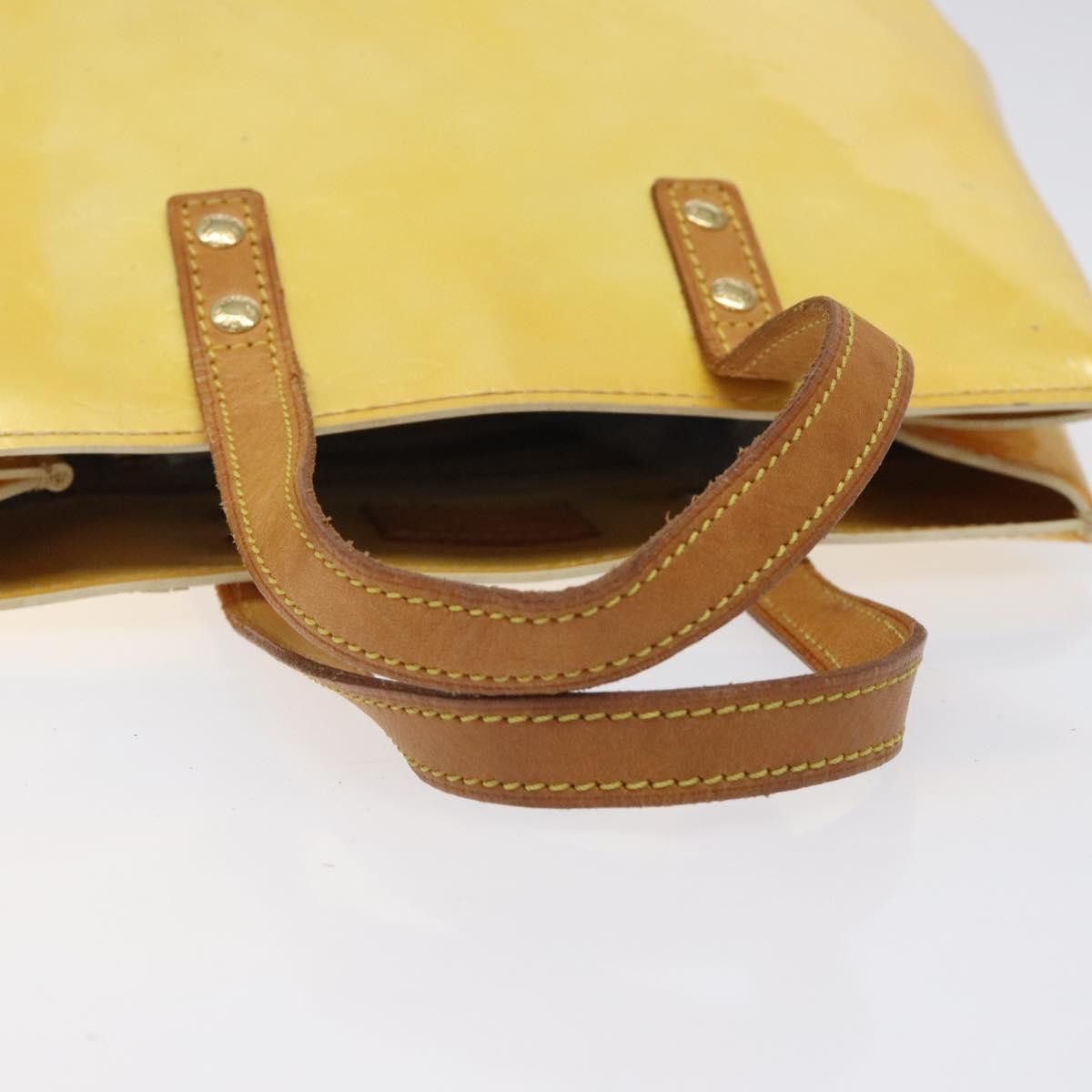 Louis Vuitton LOUIS VUITTON Monogram Vernis Reade PM Hand Bag Gris M91145 Size ONE SIZE - 7 Thumbnail