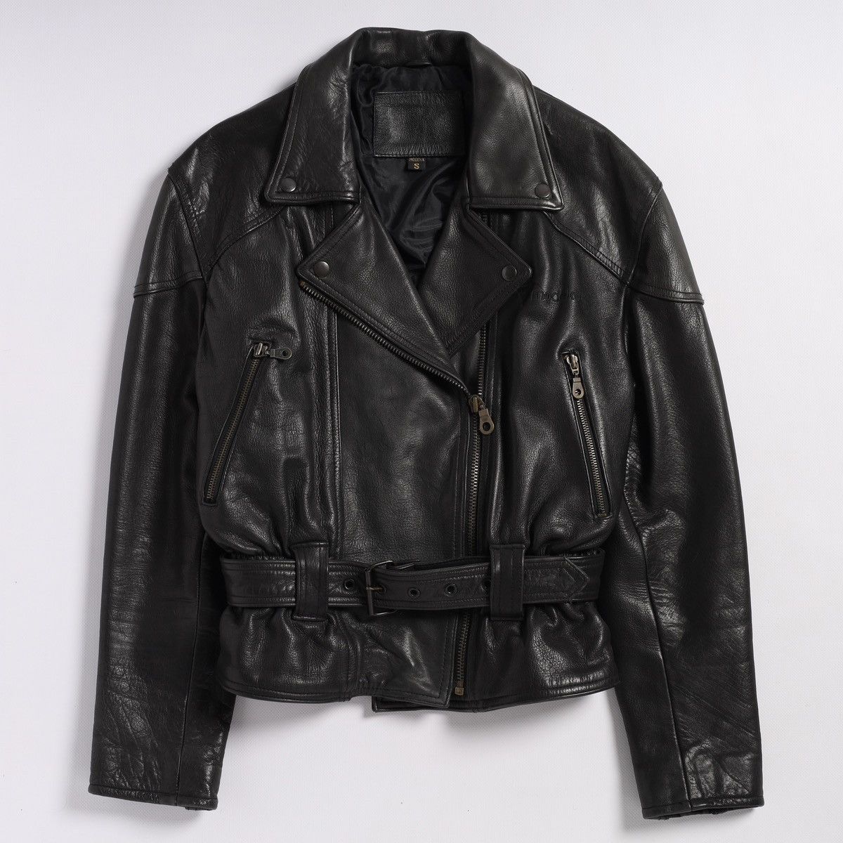 Genuine Leather Modeka Leather Biker Jacket Moto Racing Vintage Size S / US 4 / IT 40 - 1 Thumbnail