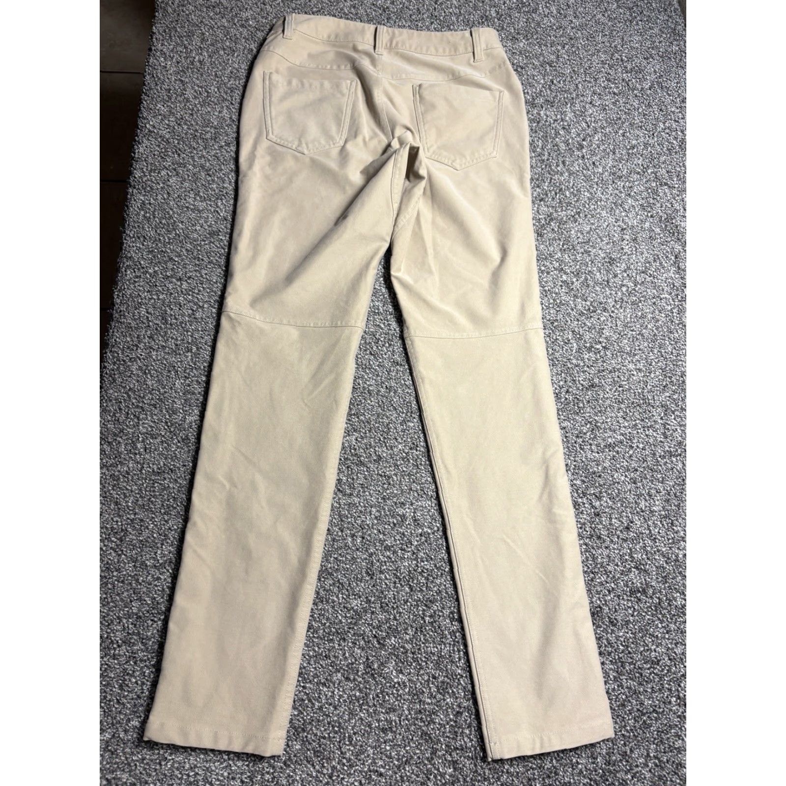Lululemon Lululemon ABC Pants Mens 32x28 Slim Fit Utilitech Canvas Twill LM5ABN Chino Casual Business Travel Pant Beige 5-Pocket Mens Slim fits Men Size US 32 / EU 48 - 2 Thumbnail
