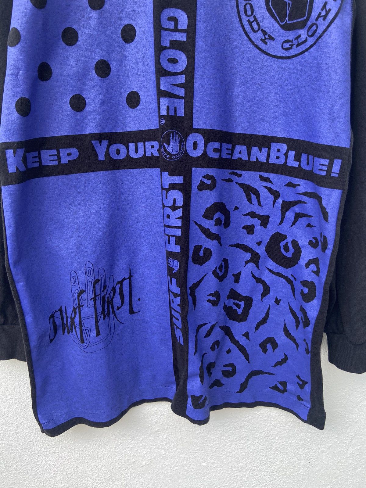 Body Glove 🔥 Vtg 80s Body Glove t shirt long sleeve surf design Size US L / EU 52-54 / 3 - 3 Thumbnail