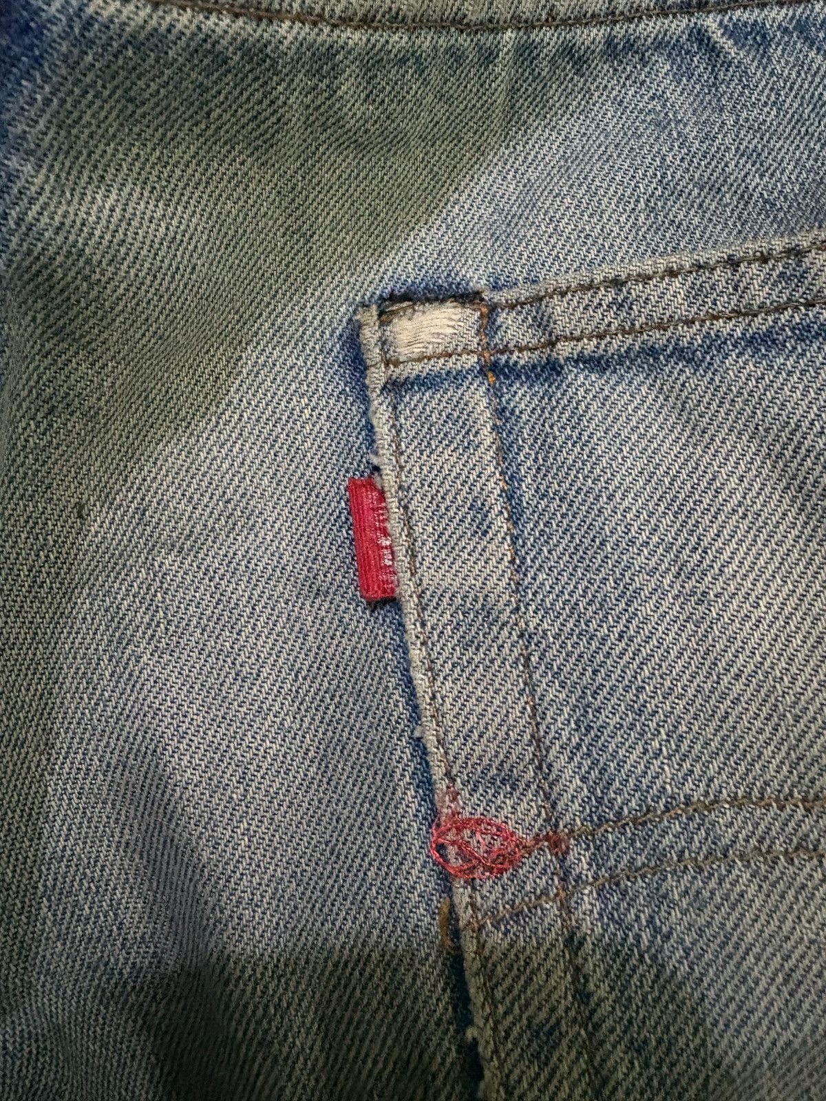 Levi's × Levi's Vintage Clothing Vintage 501 Levis Distressed Denim Pant Size US 38 / EU 54 - 19 Thumbnail