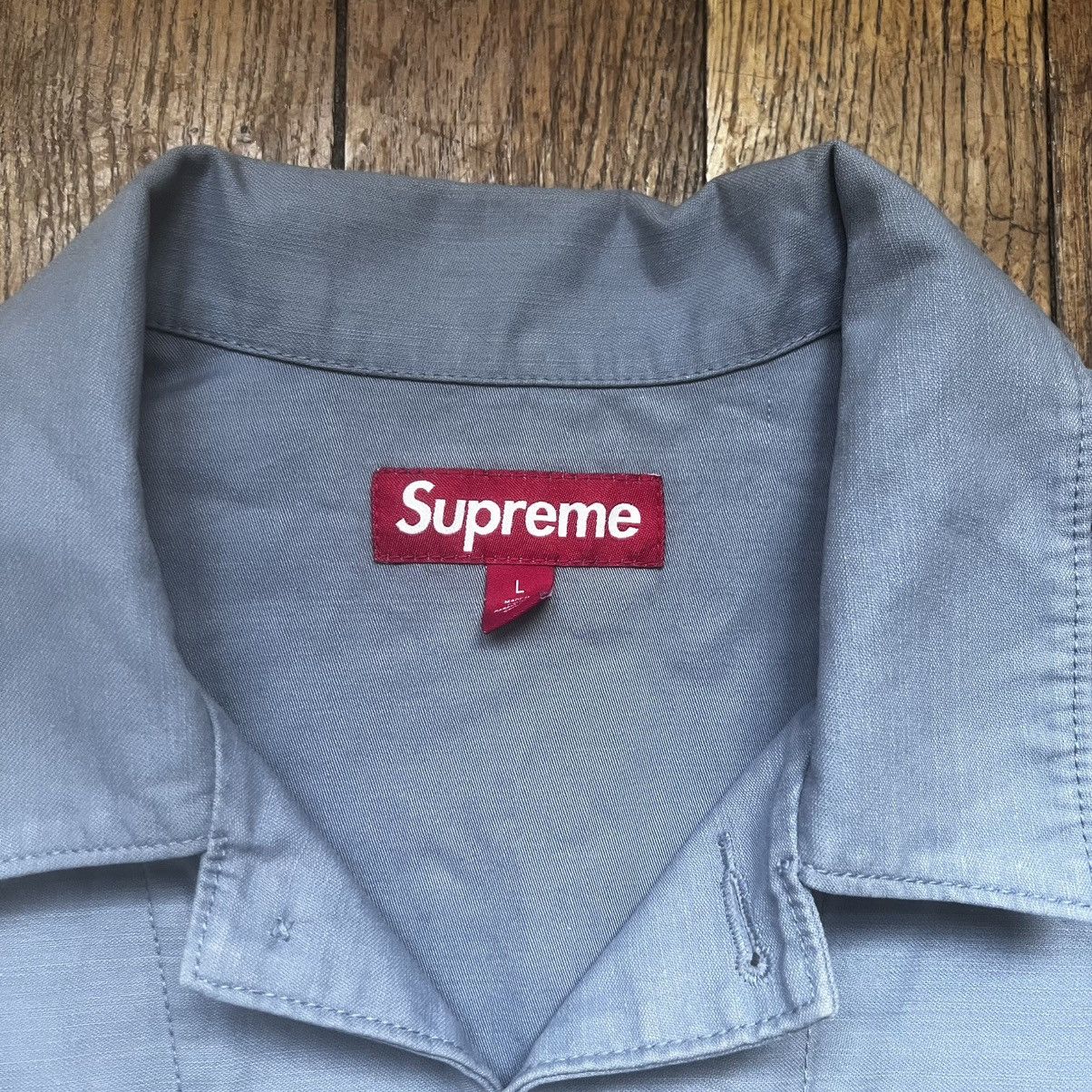 Supreme Supreme Melvins BDU Jacket Light Blue L Size US L / EU 52-54 / 3 - 3 Thumbnail