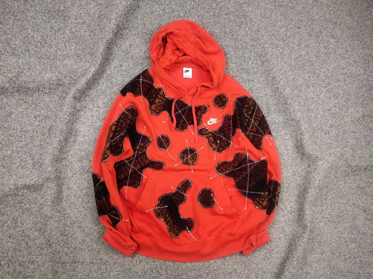Nike Nike Exclusive custom poison Vintage Style Orange Hoodie Y2K Size US L / EU 52-54 / 3 - 1 Thumbnail