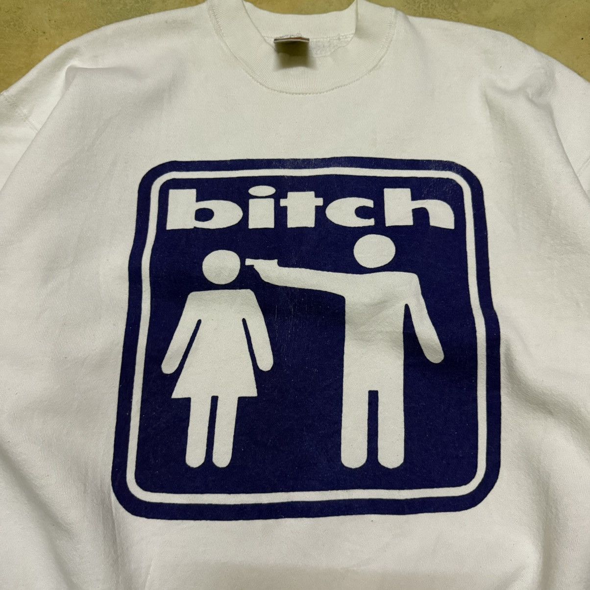 Vintage Bitch Skateboard Sweatshirt OG Big Logo