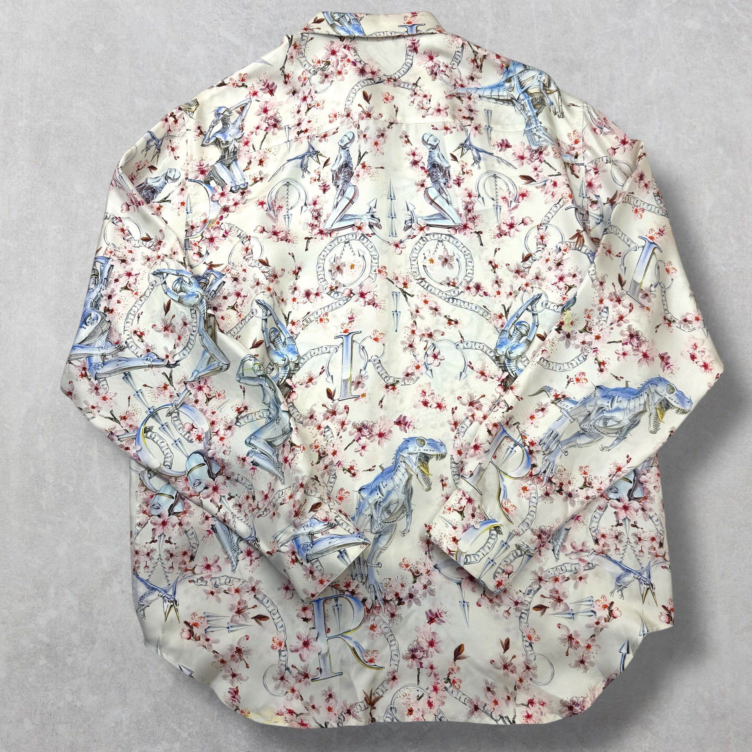 Dior Dior Hajime Sorayama "Sexy Robot" Silk Shirt 41 (L) Size US L / EU 52-54 / 3 - 2 Thumbnail