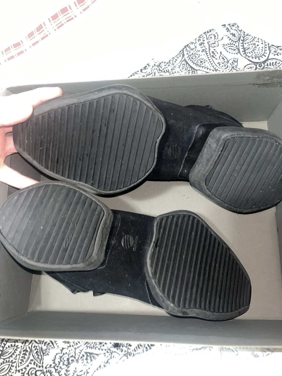 Adidas × Rick Owens Rick Owens Triple Black Runners Size US 10 / EU 43 - 15 Thumbnail