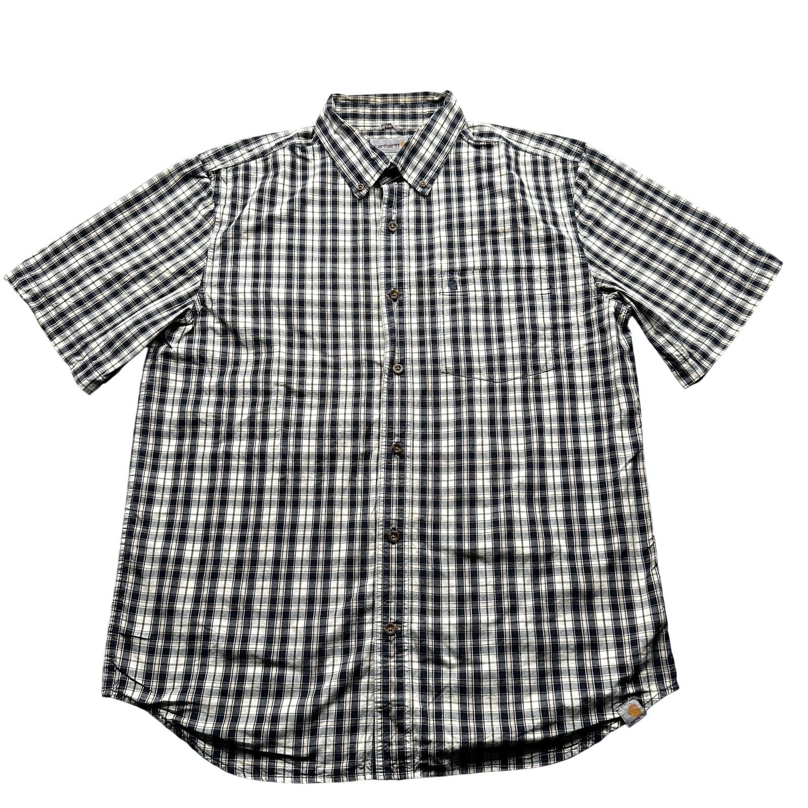 Carhartt Carhartt Essential Plaid Button Down Shirt Mens Large Black Size US L / EU 52-54 / 3 - 1 Thumbnail