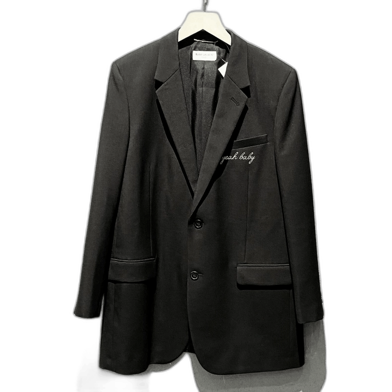 Yves Saint Laurent YSL Women's Wool Silk Embroidered Blazer Size US M / EU 48-50 / 2 - 1 Thumbnail