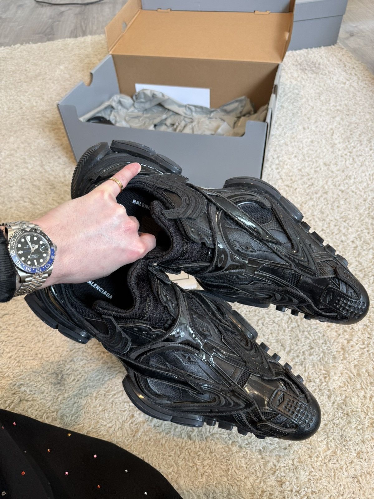 Balenciaga Balenciaga Reptile Sneaker Shoe Size US 8 / EU 41 - 12 Thumbnail