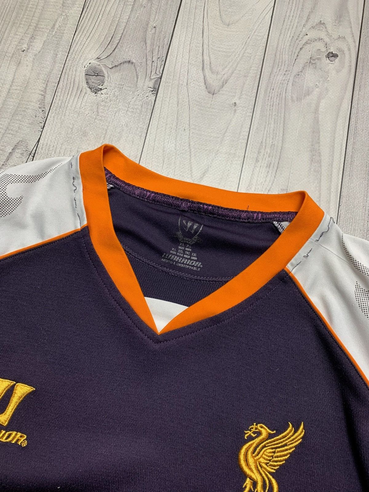 Vintage Vintage Liverpool soccer jersey size XL purple rare Size US XL / EU 56 / 4 - 6 Thumbnail